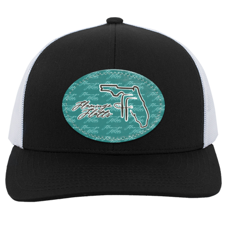 104C Flamingo Flatts coastal Trucker Snap Back - Patch