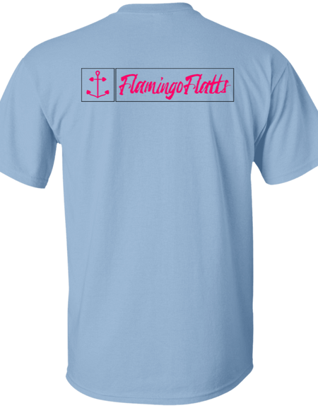 G500 Ladies' Flamingo Flatts Flag/Newport Coastal 5.3 oz. T-Shirt