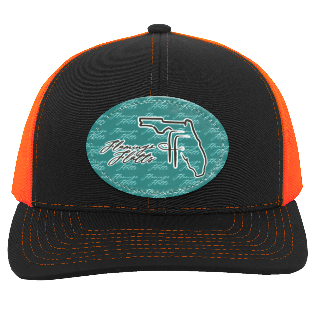 104C Flamingo Flatts Coastal  Trucker Snap Back - Patch