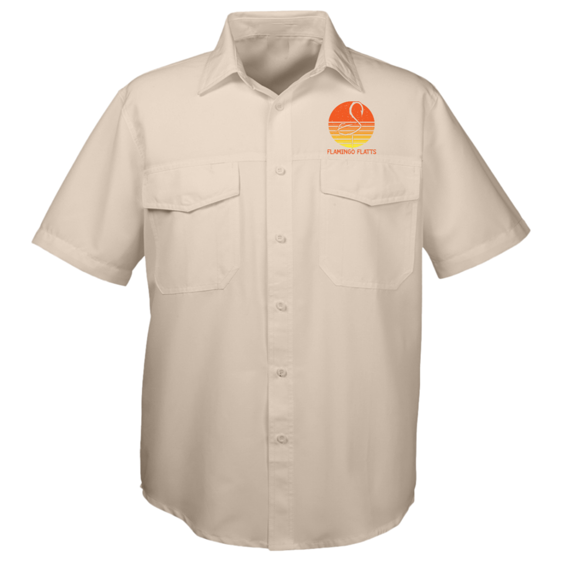 M580 Harriton Mens Key West Short Sleeve Staff Shirt