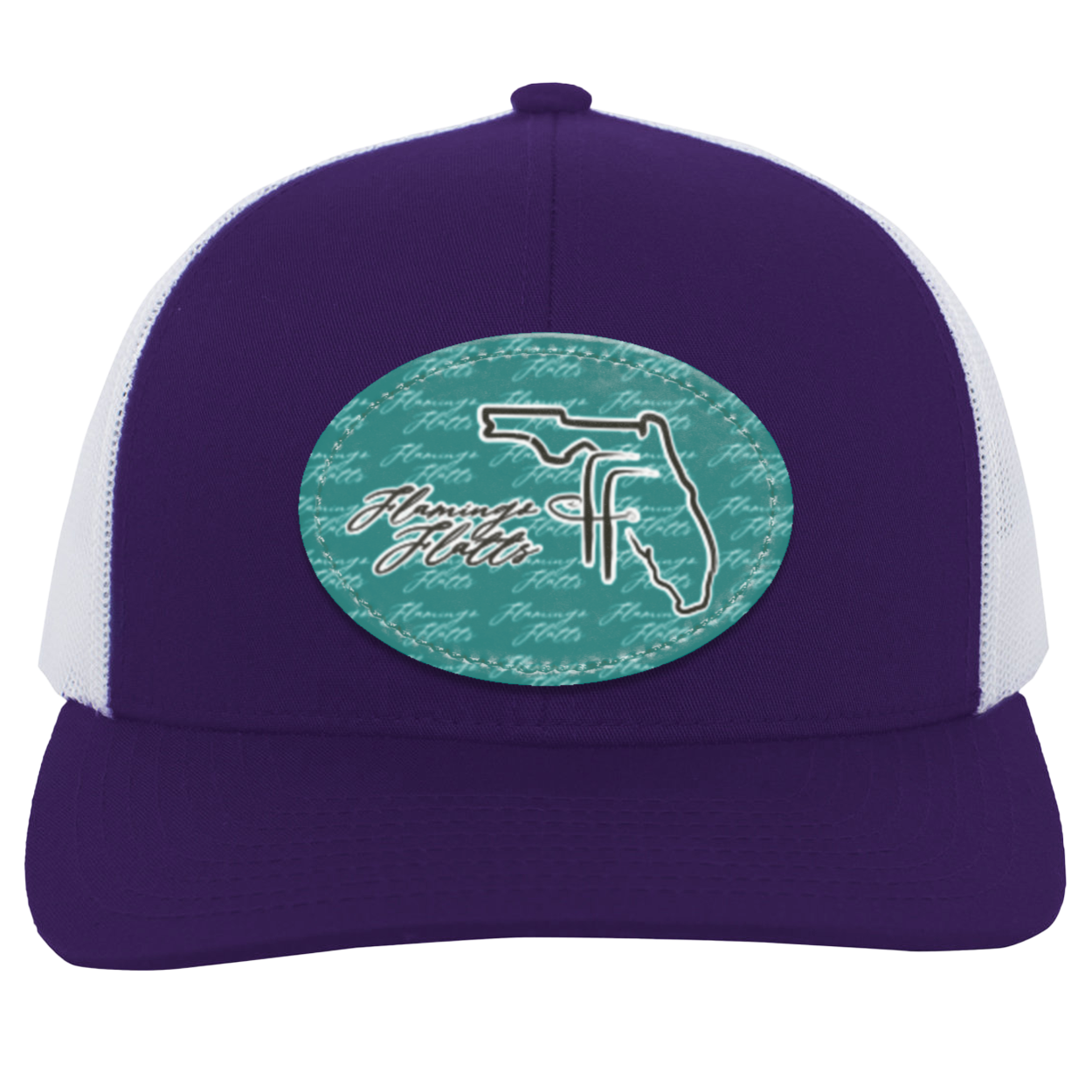 104C Flamingo Flatts Coastal  Trucker Snap Back - Patch