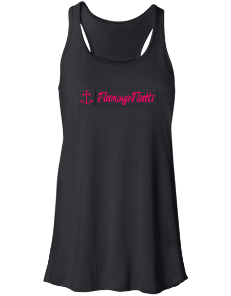 B8800 Ladies' Flamingo Flatts Newport Coastal Flowy Racerback Tank