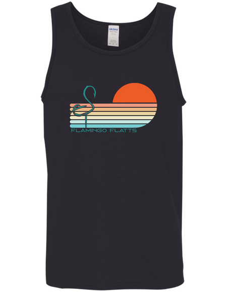 G520 Men's Flamingo Flatts Sunset v1 Cotton Tank Top 5.3 oz.