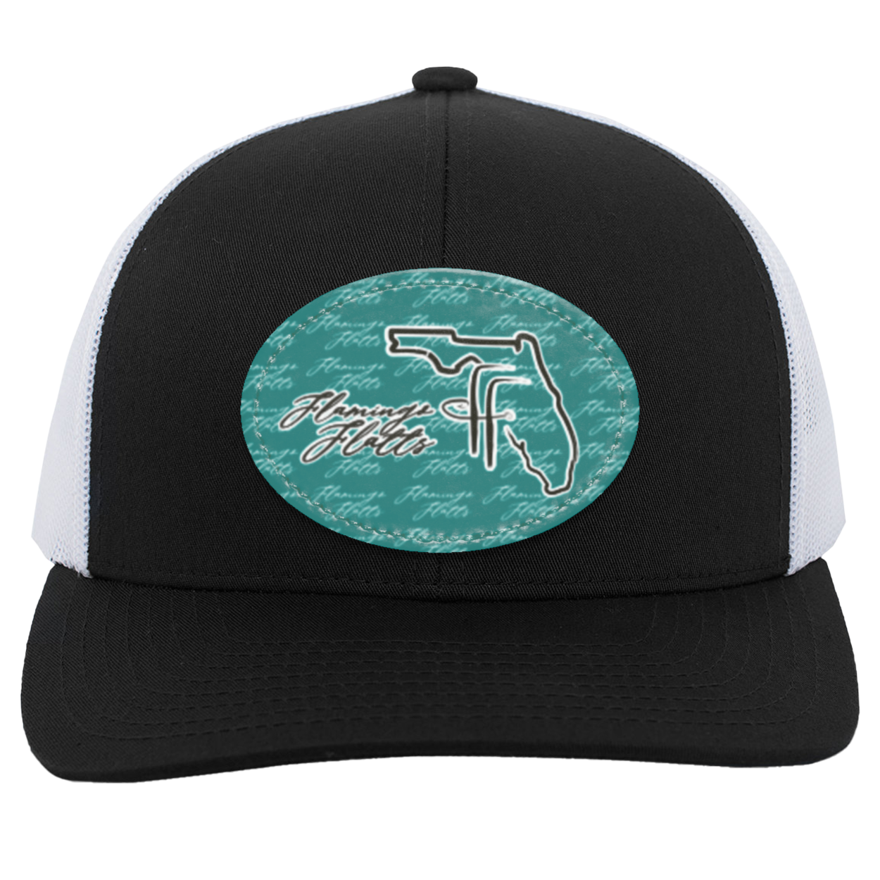 104C Flamingo Flatts Coastal  Trucker Snap Back - Patch