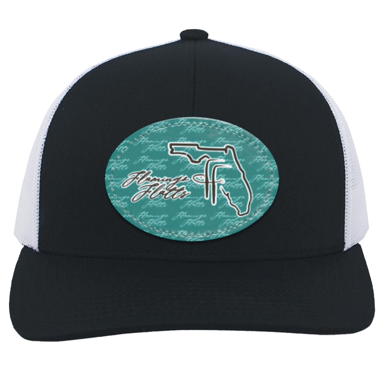 104C Flamingo Flatts coastal Trucker Snap Back - Patch