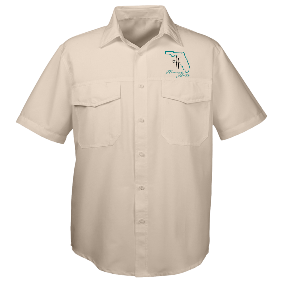 M580 Harriton Mens Key West Short Sleeve Staff Shirt