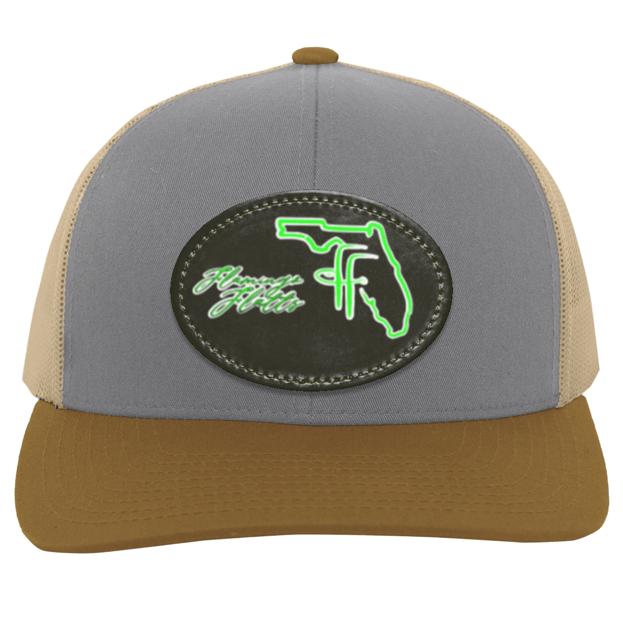 104C Flamingo Flatts Coastal Trucker Snap Back - Patch