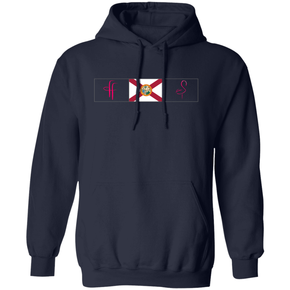 G185 Ladies' Florida Flag FF/Flaming0 Pullover Hoodie