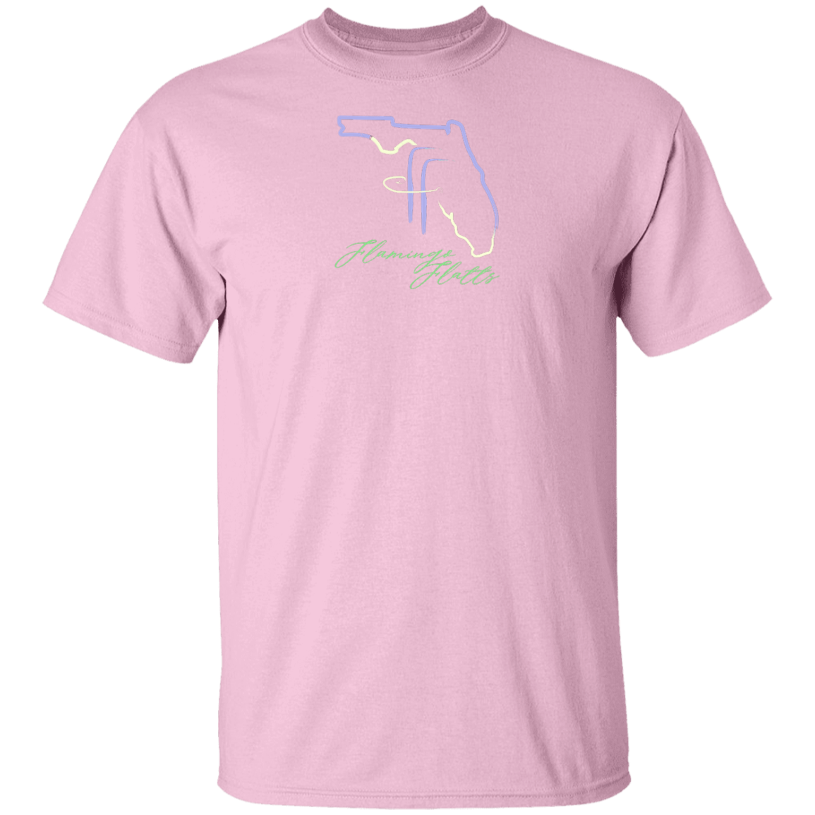 G500 Men's Flamingo Flatts Coastal Tri-Color 5.3 oz. T-Shirt