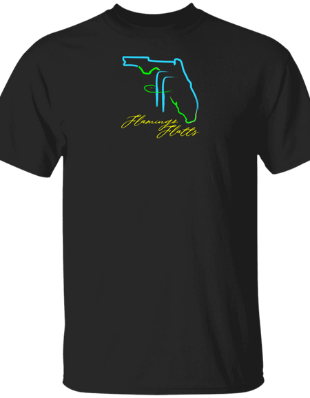 G500 Ladies Flamingo Flatts Coastal Tri-Color 5.3 oz. T-Shirt