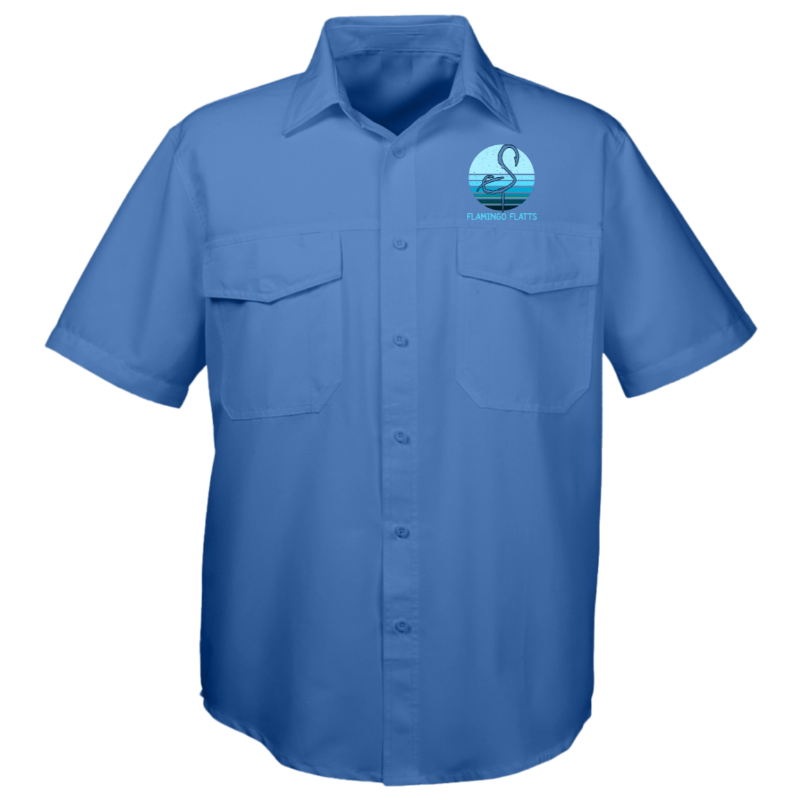 M580 Harriton Mens Key West Short Sleeve Staff Shirt