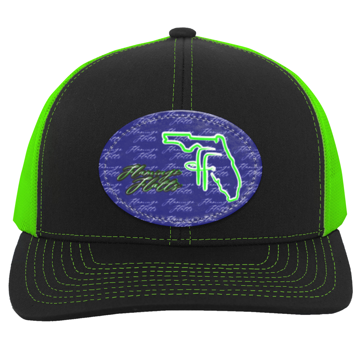 104C Flamingo Flatts Coastal Trucker Snap Back - Patch