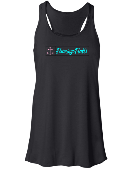 B8800 Ladies' Flamingo Flatts Newport Coastal Flowy Racerback Tank