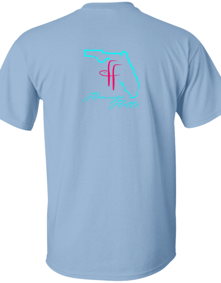 G500 Ladies' Flamingo Flatts Newport Coastal/Florida Coastal 5.3 oz. T-Shirt