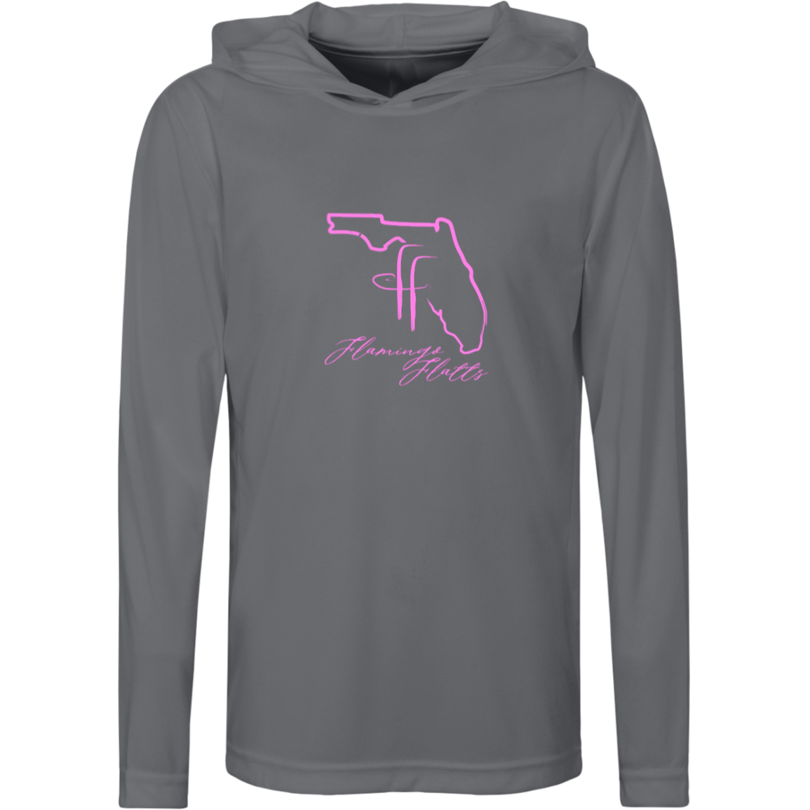 TT41Y Team 365 Kids Flamingo Flatts Coastal Zone Hooded Tee