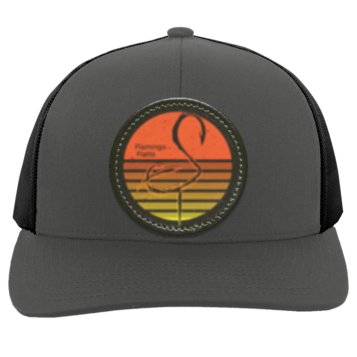 104C Retro Sunset Trucker Snap Back - Patch