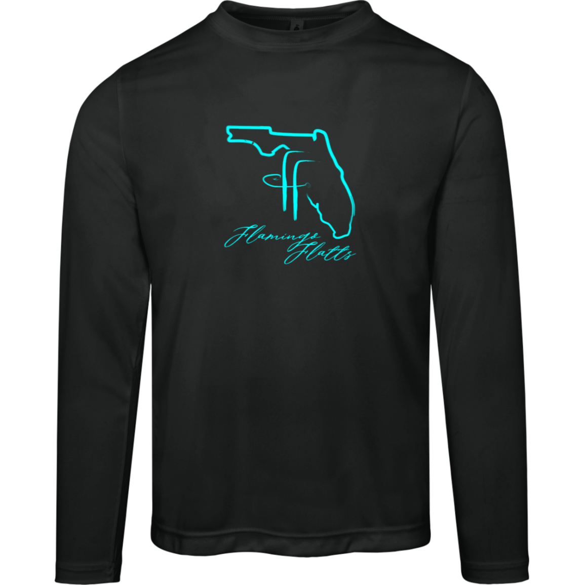 TT11L Team 365 Mens Flamingo Flatts Coastal Zone Long Sleeve Tee