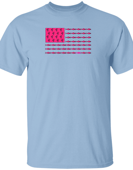 G500 5.3 oz. Ladies' Fish Flag T-Shirt