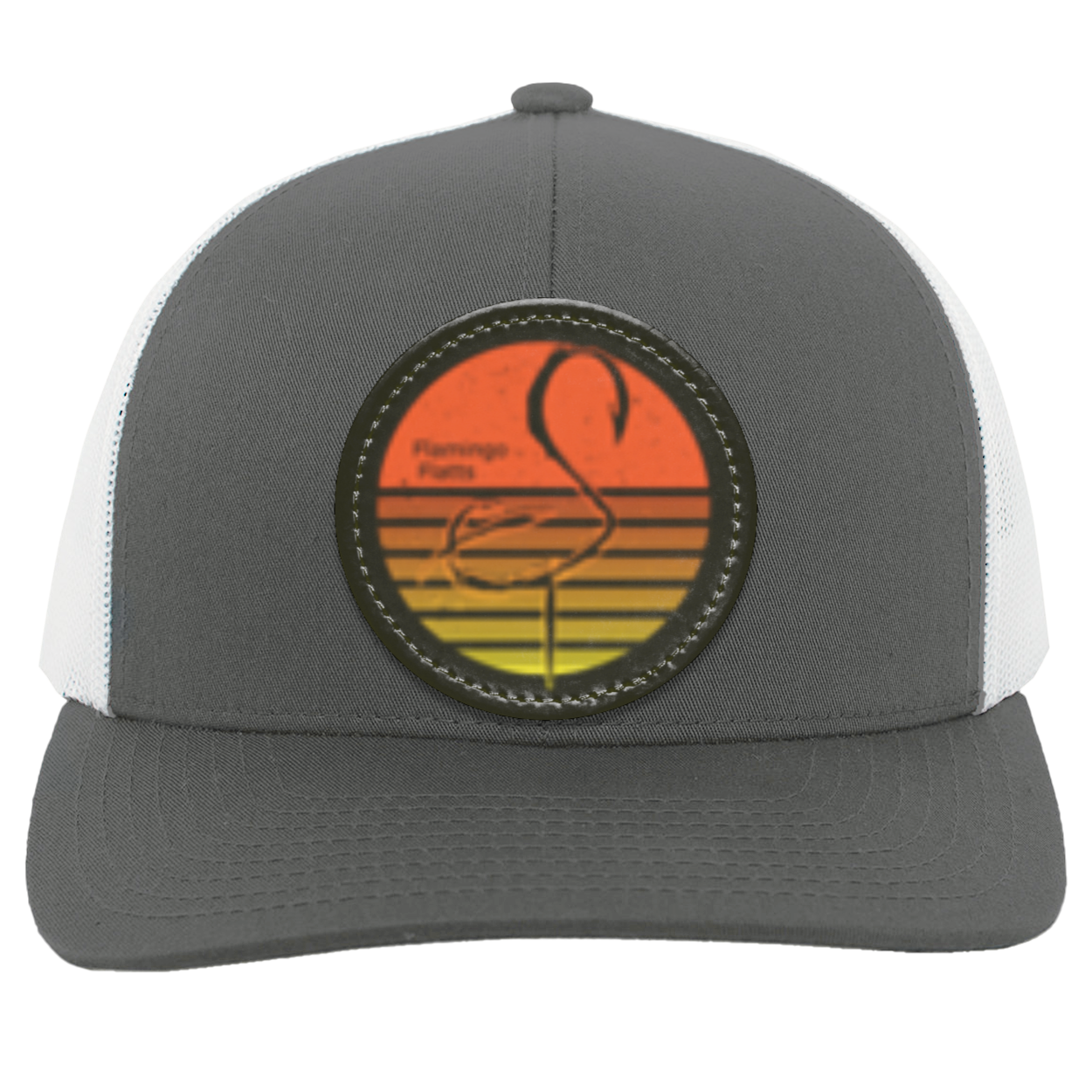 104C Retro Sunset Trucker Snap Back - Patch