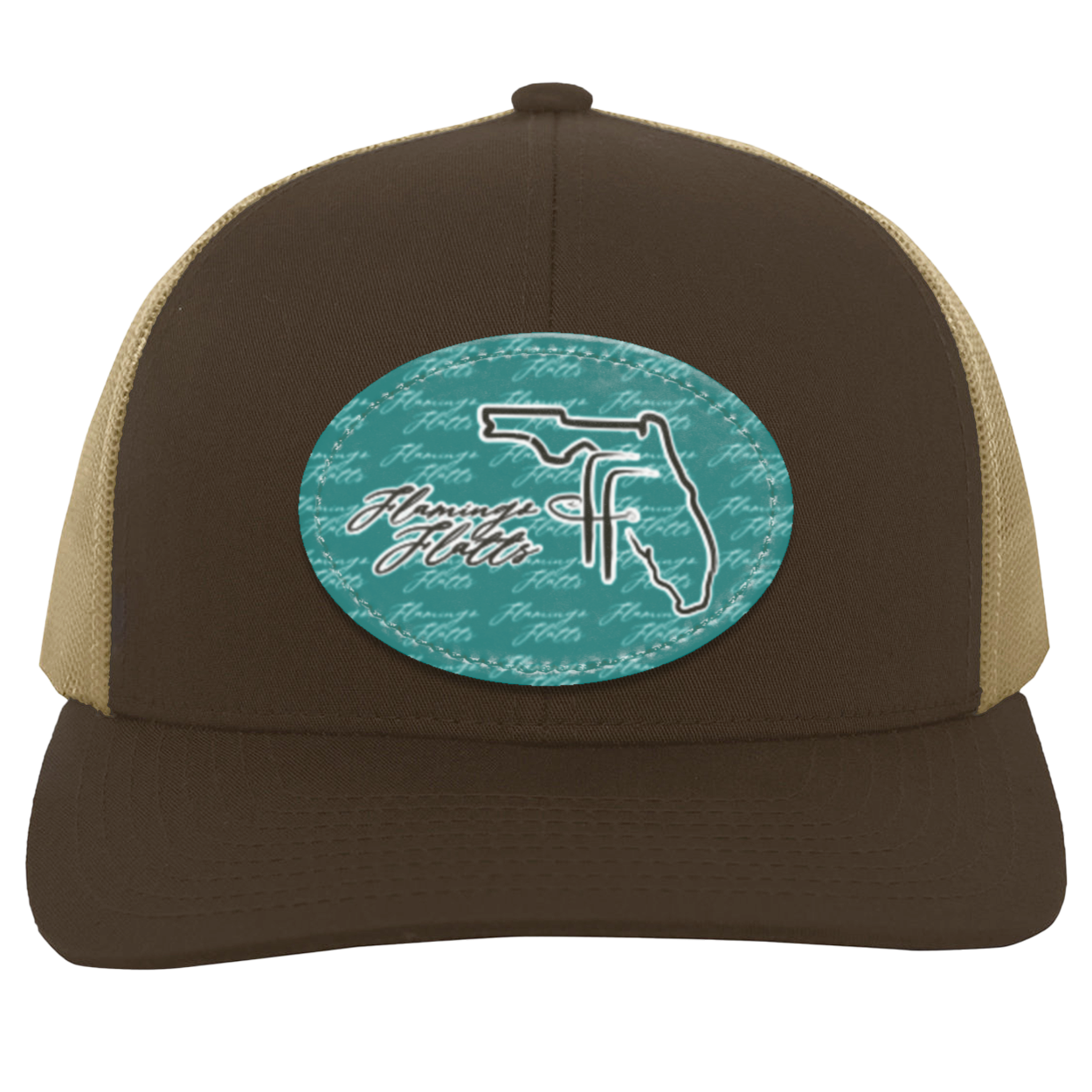 104C Flamingo Flatts coastal Trucker Snap Back - Patch