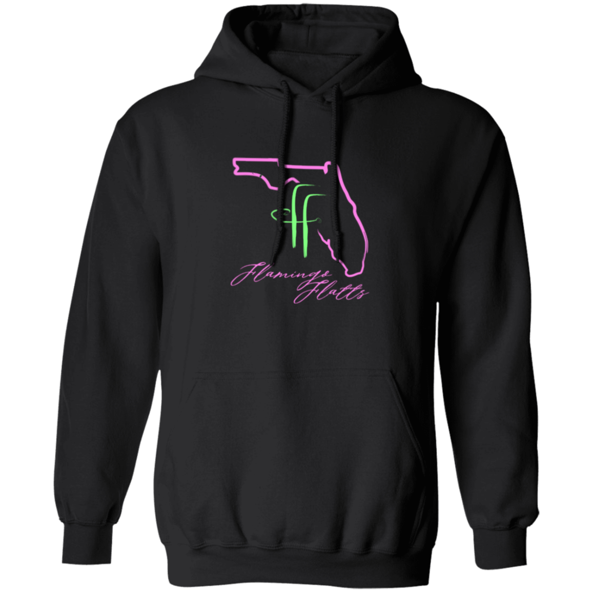 G185 Ladies Flamingo Flatts Coastal Pullover Hoodie