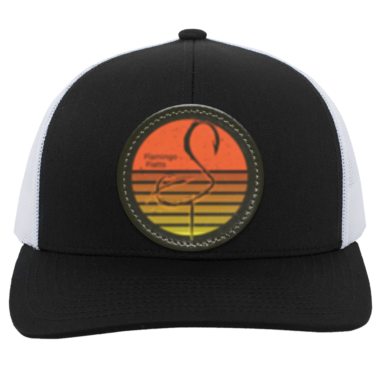 104C Retro Sunset Trucker Snap Back - Patch