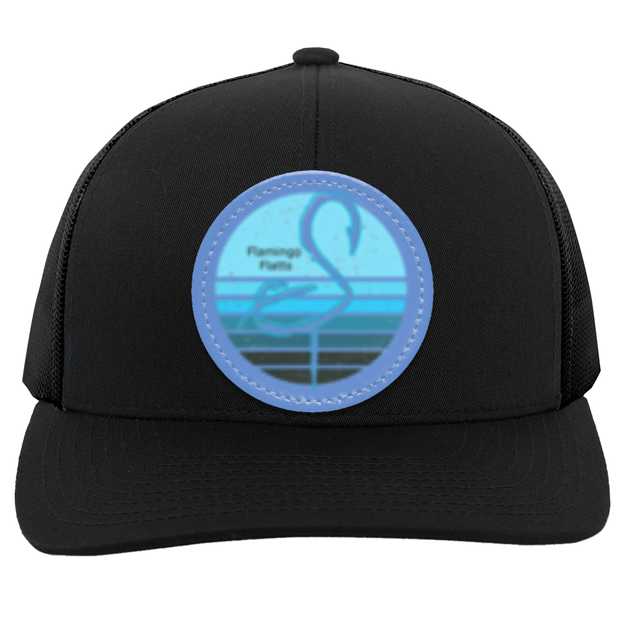 104C Retro Sunset Trucker Snap Back - Patch