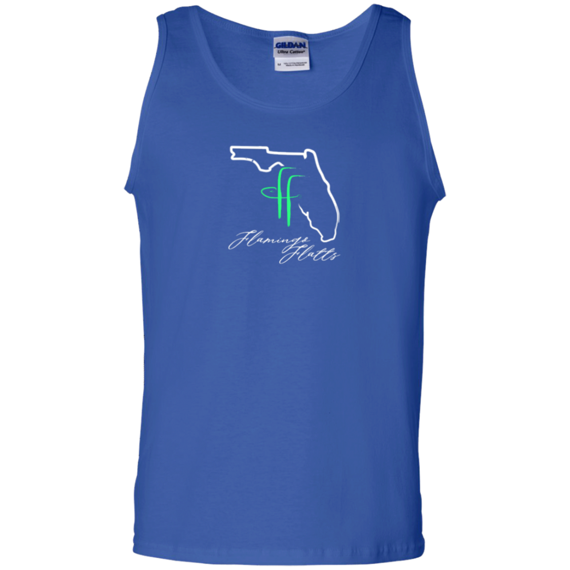 G220 Flamingo Flatts Coastal 100% Cotton Tank Top