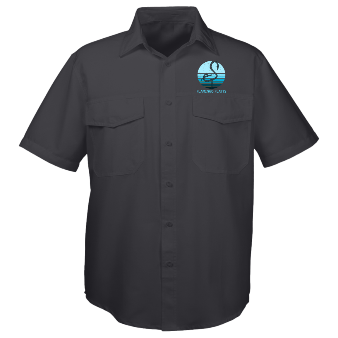 M580 Harriton Mens Key West Short Sleeve Staff Shirt