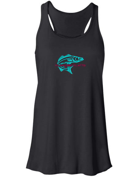 B8800 Ladies Flamingo Flatts Snook Flowy Racerback Tank