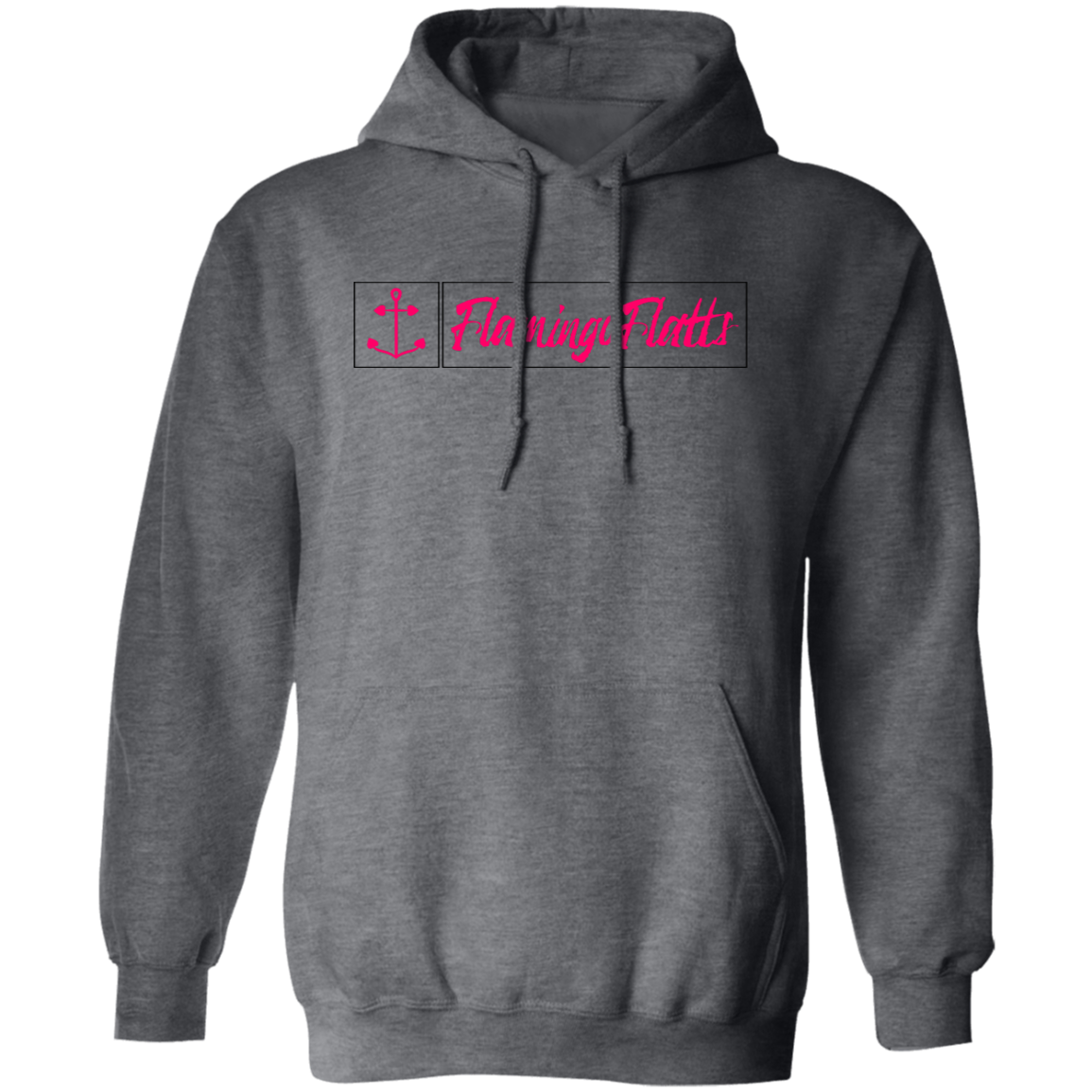 G185 Ladies Flamingo Flatts Coastal Fishing Pullover Hoodie