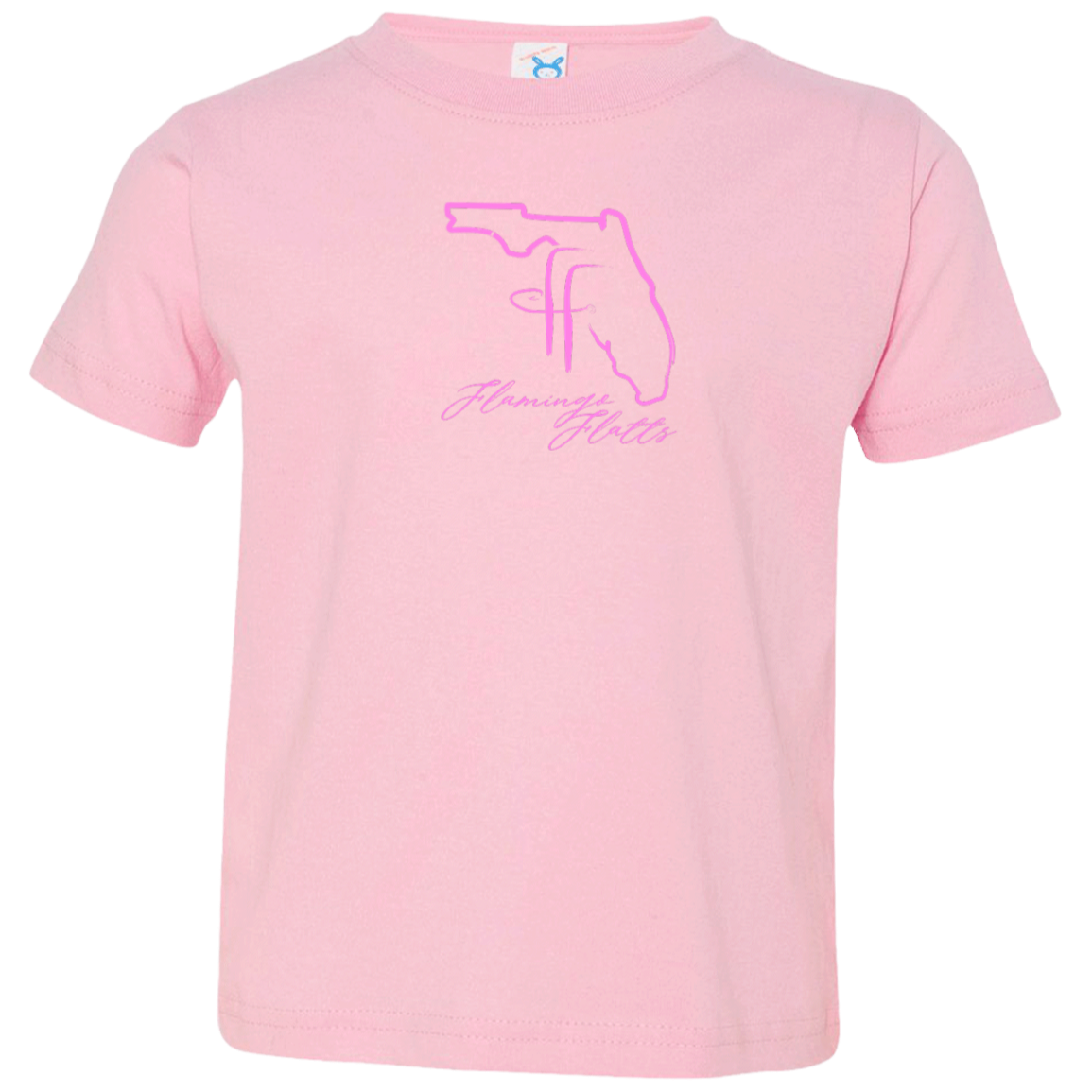 3321 Toddler Flamingo Flatts Coastal Jersey T-Shirt