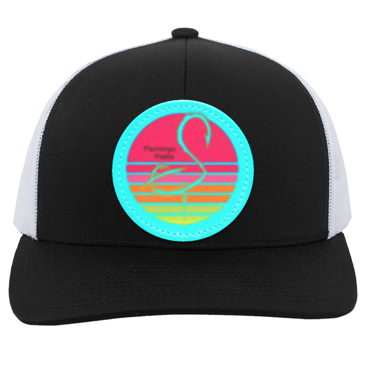 104C Retro Sunset Trucker Snap Back - Patch