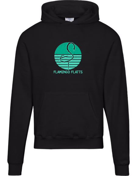 S700 Champion Flamingo Flatts Retro Sunset Mens Powerblend Hoodie