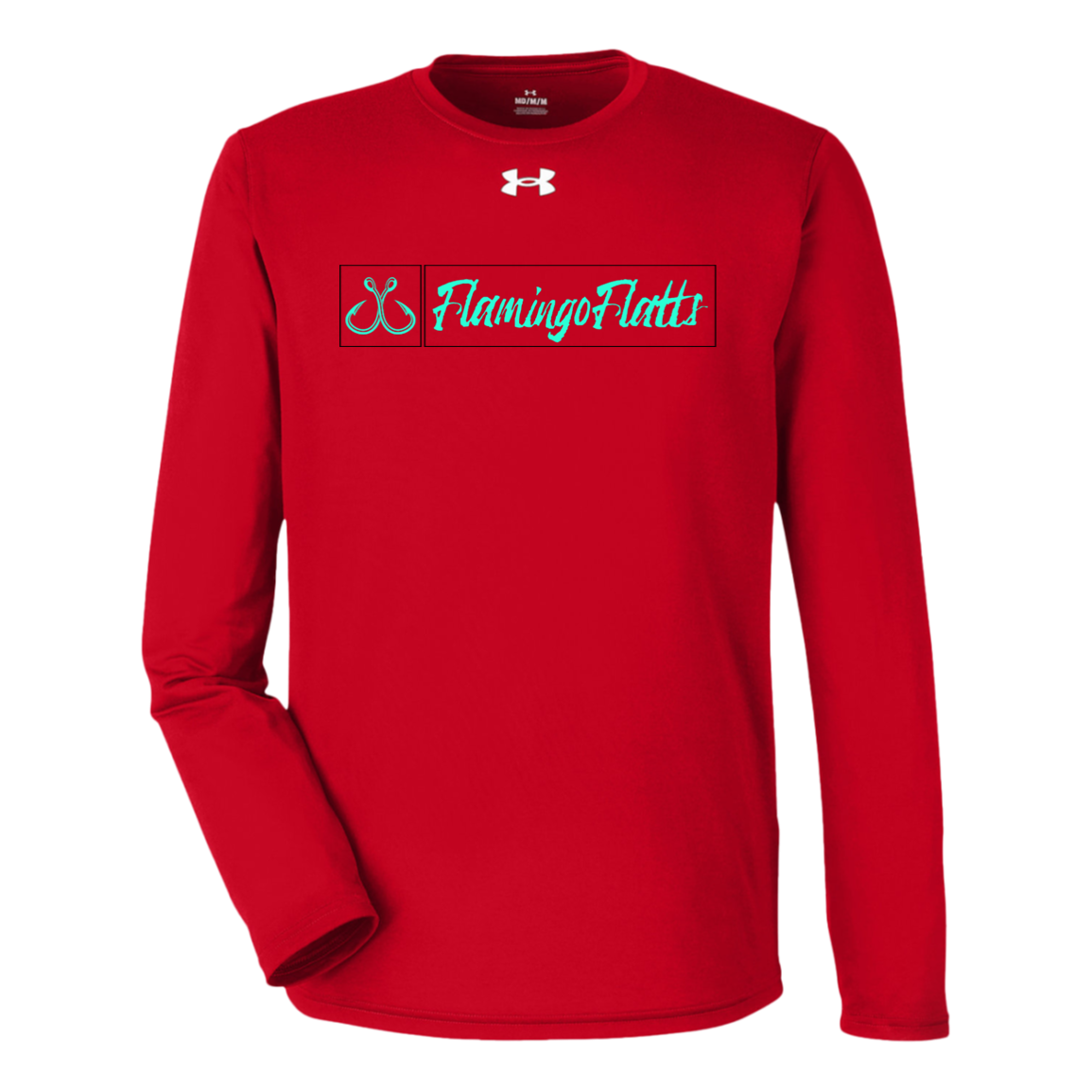 1376843 Under Armour Team Flamingo Flatts Coastal Fishing Tech Long Sleeve Tee