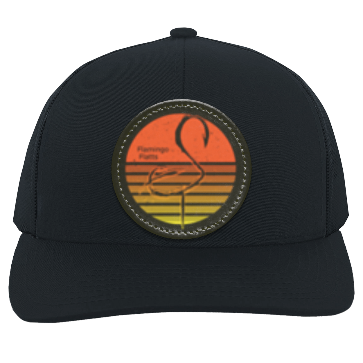 104C Retro Sunset Trucker Snap Back - Patch