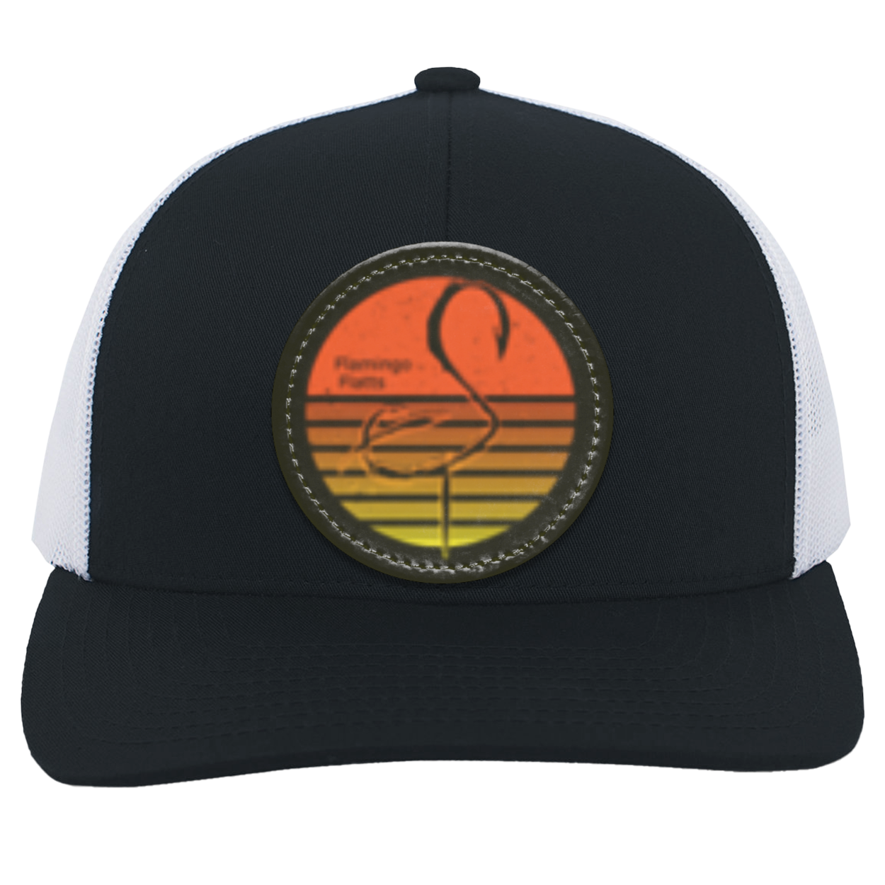 104C Retro Sunset Trucker Snap Back - Patch