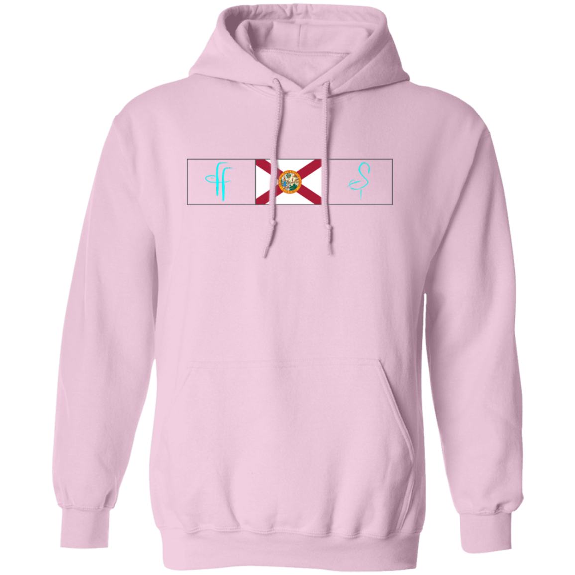 G185 State Of Florida FF/Flamingo Pullover Hoodie