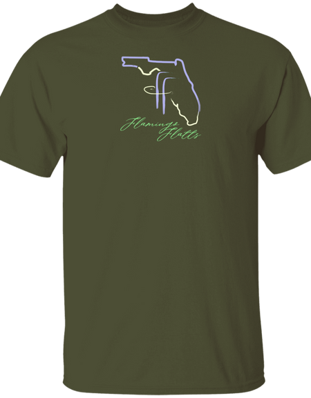 G500 Men's Flamingo Flatts Coastal Tri-Color 5.3 oz. T-Shirt