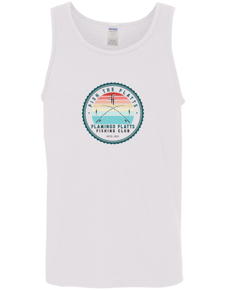 G520 Men's Flamingo Flatts Fishing Club Cotton Tank Top 5.3 oz.