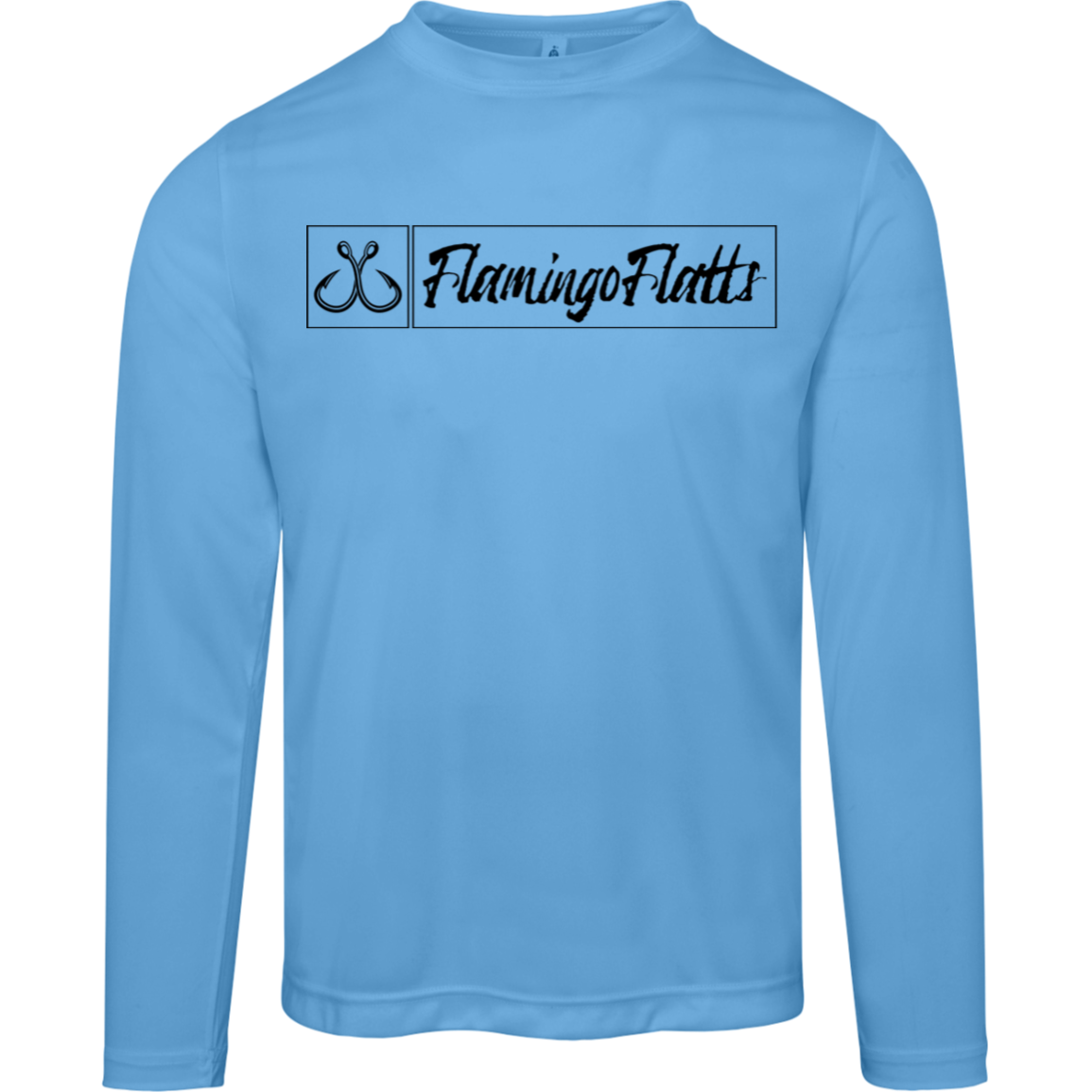 TT11L Team 365 Mens Flamingo Flatts Coastal Fishing Zone Long Sleeve Tee