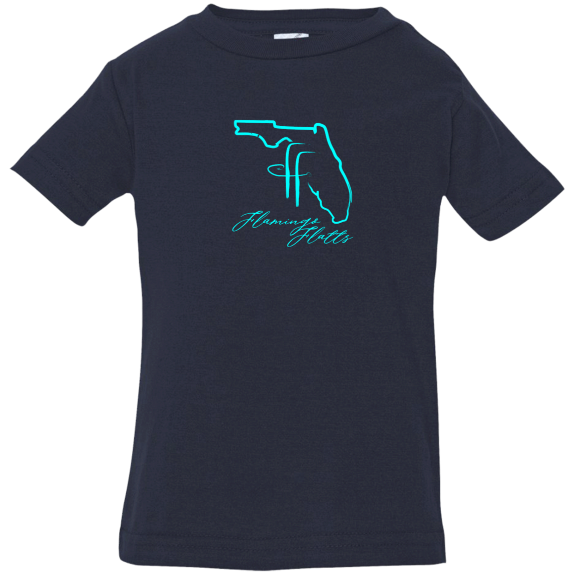 3322 Infant Flamingo Flatts Coastal Jersey T-Shirt