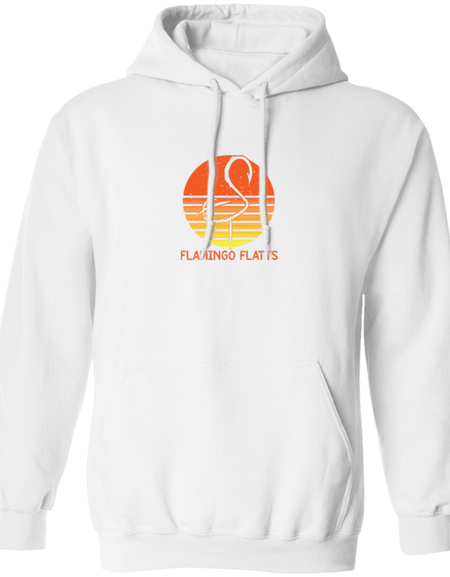 G185 Flamingo Flatts Retro Sunset Pullover Hoodie