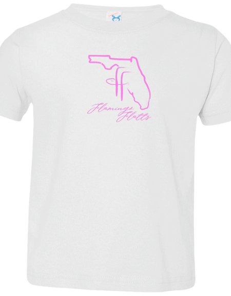 3321 Toddler Flamingo Flatts Coastal Jersey T-Shirt
