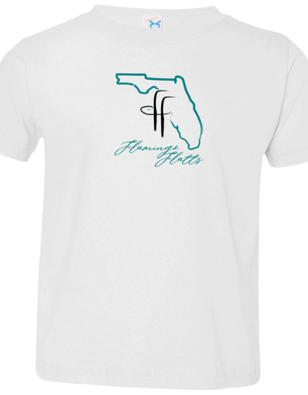 3321 Toddler Flamingo Flatts Coastal Jersey T-Shirt