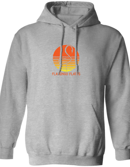 G185 Flamingo Flatts Retro Sunset Pullover Hoodie