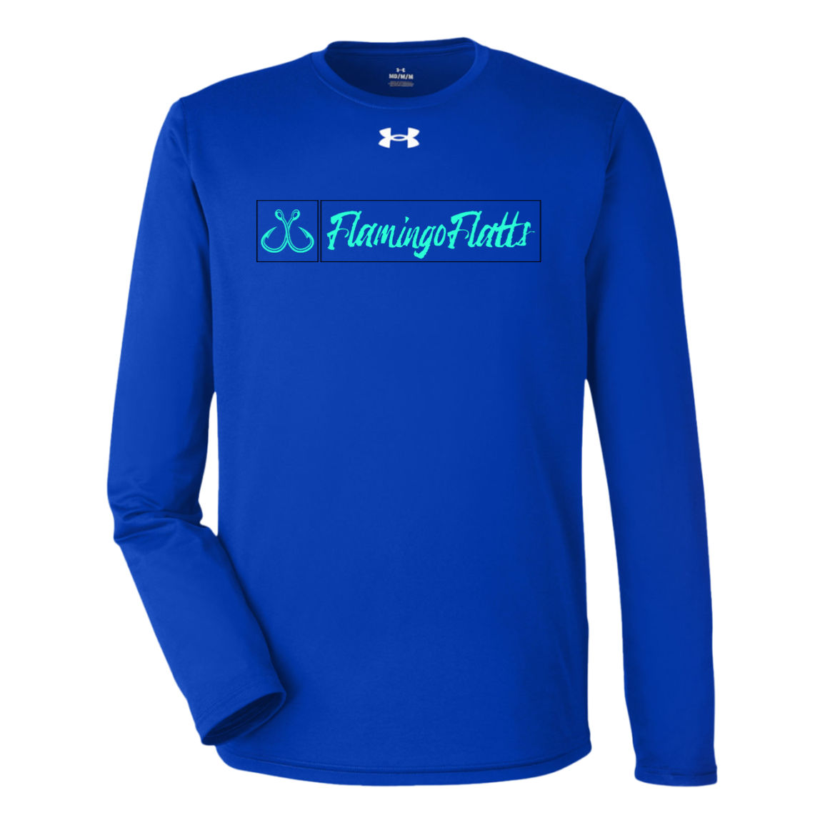 1376843 Under Armour Team Flamingo Flatts Coastal Fishing Tech Long Sleeve Tee