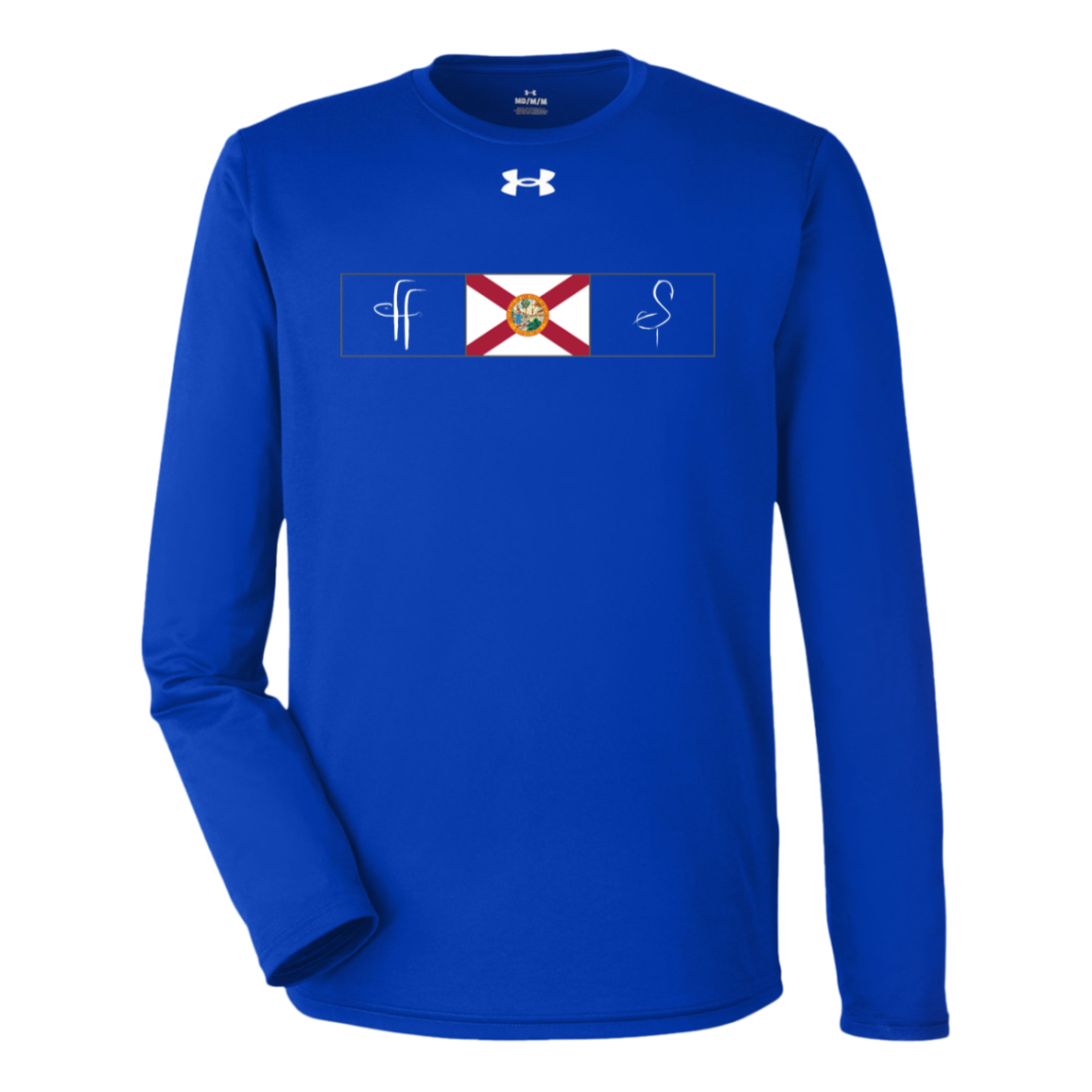 1376843 Under Armour Team Tech Flamingo Flatts State Of Florida Long Sleeve Tee