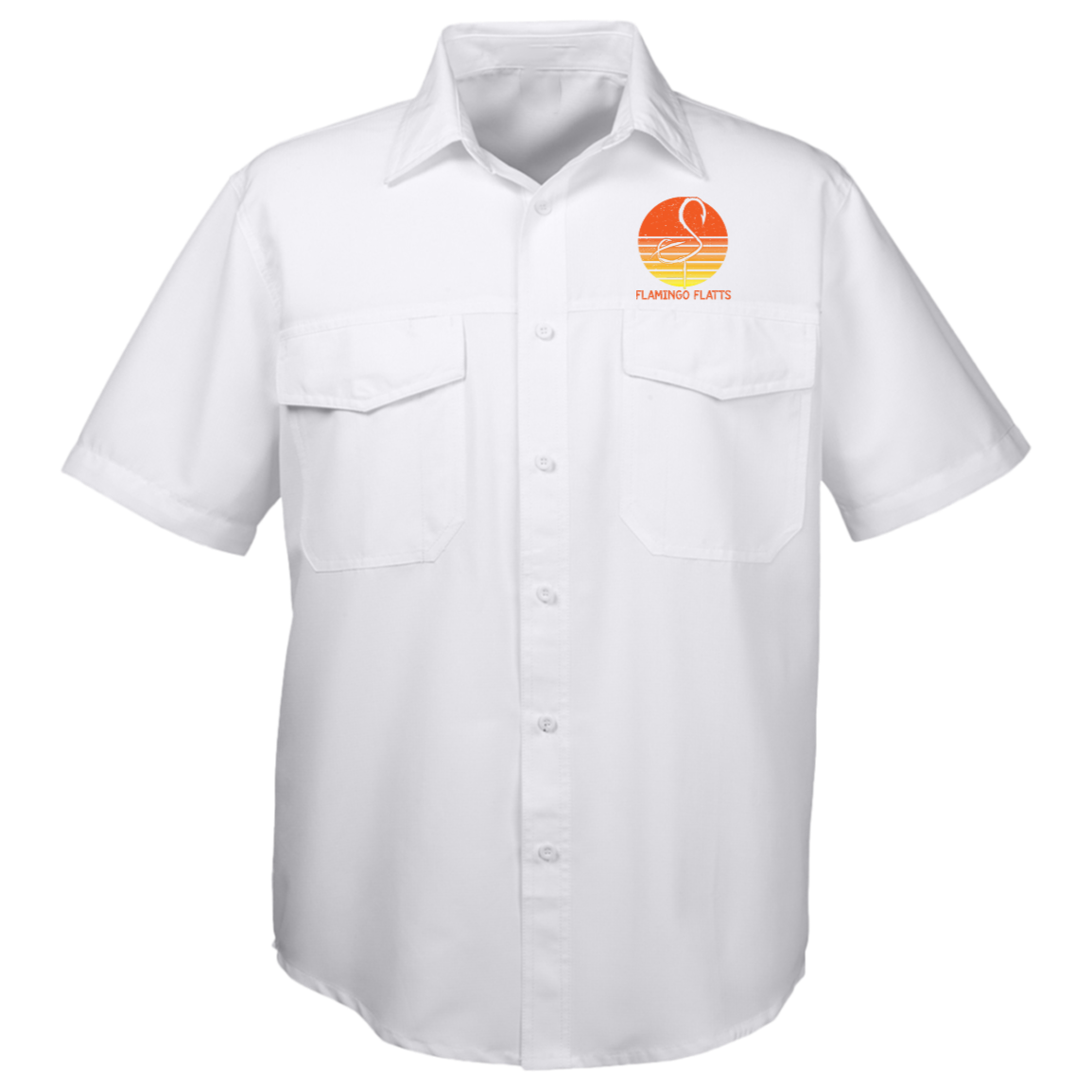 M580 Harriton Mens Key West Short Sleeve Staff Shirt