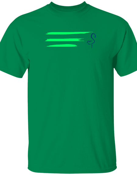 G500 5.3 oz. Men's Flamingo Stripe T-Shirt